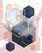 Abstract Navy Blush Gold 1 Poster Print by Urban Epiphany Urban Epiphany - Item # VARPDXUERC036A